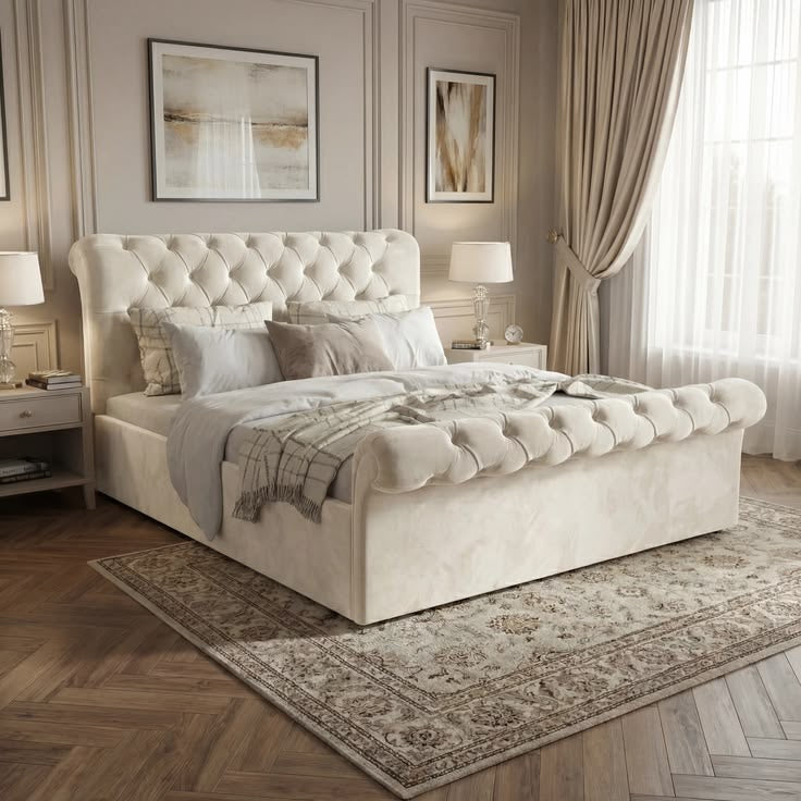 Chicago Sleigh Bed