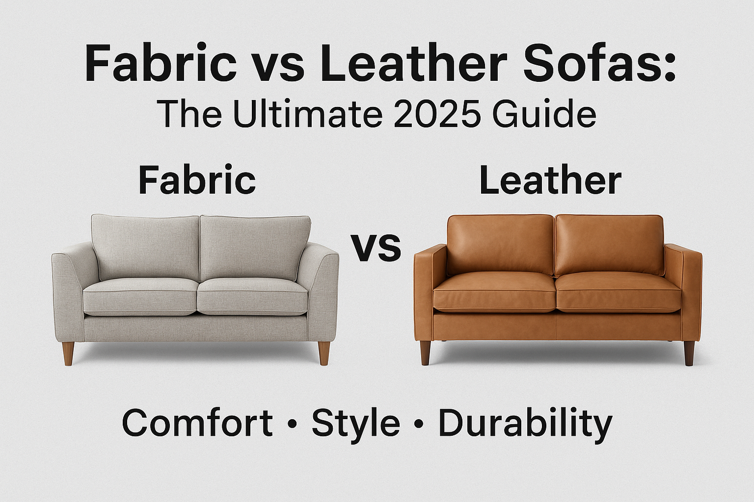 Fabric vs Leather Sofas – Which Is Right for You?