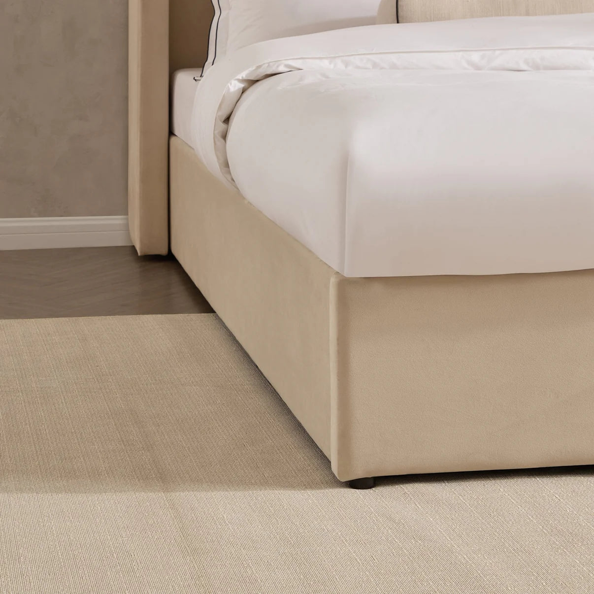Monica Ottoman Wingback Bed